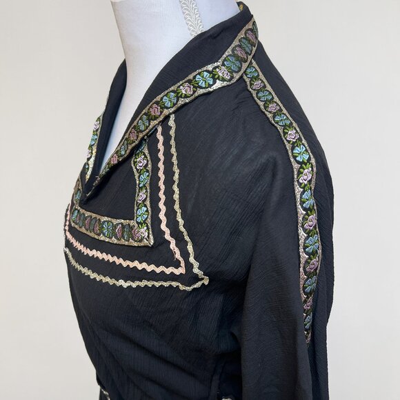 50s Thunderbird Fashions Fiesta Patio Dress Set, Full Circle Skirt, ROCKABILLY - Picture 10 of 13